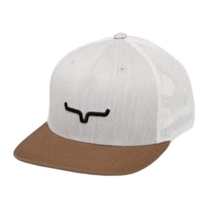 kimes ranch unisex 5-panel g & t adjustable cap/oatmeal heather