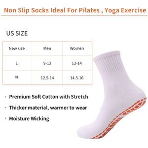 NOVAYARD Non Slip Socks Yoga Hospital Socks Grippy Sock for Women Men Pilates Barre 10Pairs Multi Color