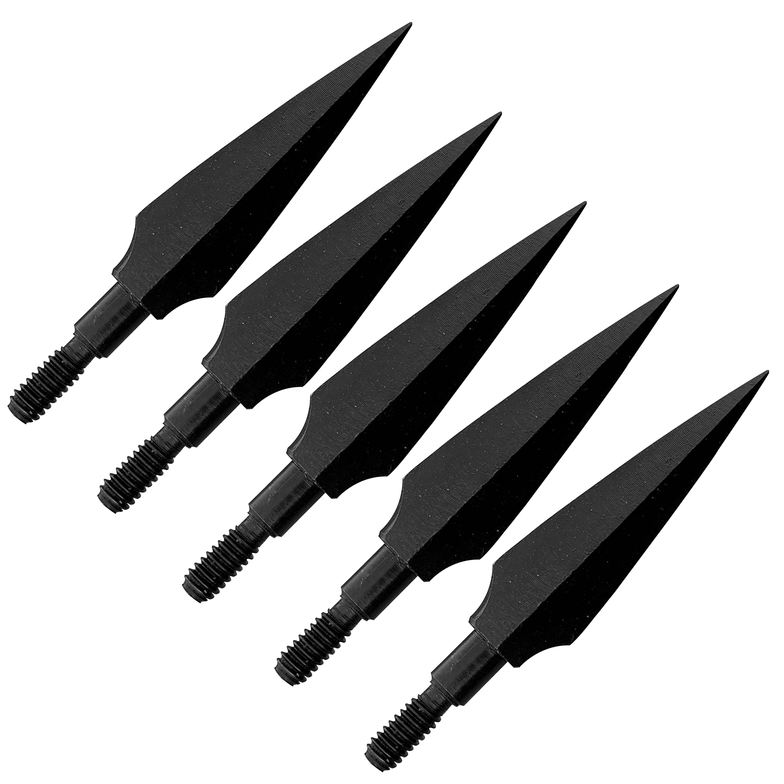 12 Pack Traditional Broadhead, 125 Grain Archery Arrow Tip for Crossbow Hunting and Target