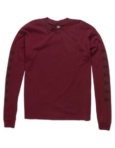 independent trucks longsleeve shirt metal span maroon size xl