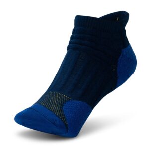 RunTechnology Performance Low-Cut Socks 3 Pack | Blue & Yellow | Medium