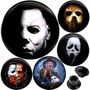 modtanoiz - flesh tunnels 3/4 inch 20mm ear gauges plug tunnels gauge for ears silicone double flare screw on piercing 3/4 20mm