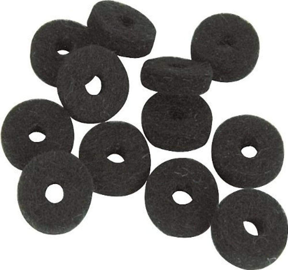 Fender Black Strap Button Felt Washers & Strap Blocks (2 Pair)