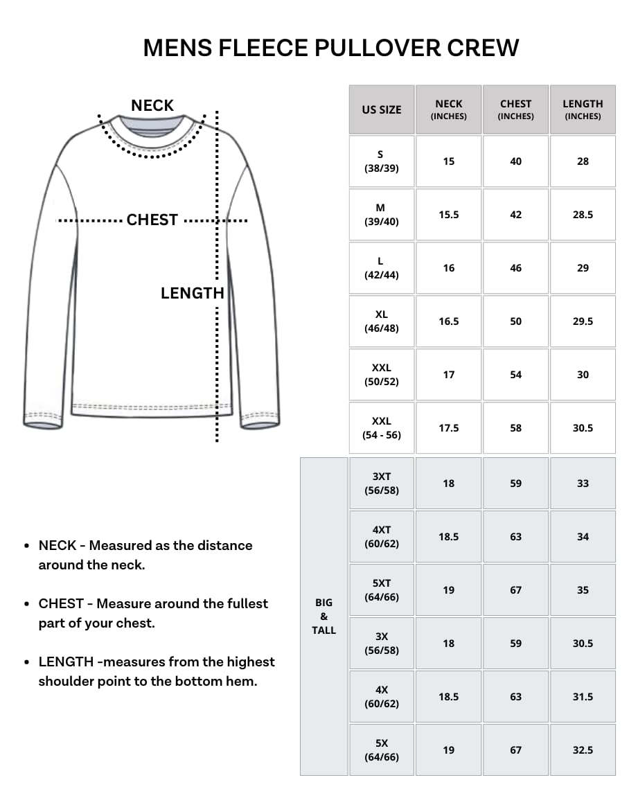 3 Pack: Men's Big and Tall Heavy weight King Size Fleece Long Sleeve Crew Neck Pullover Sweatshirt Sweater Soft Plush Active Breathable Athletic Workout Casual Warm Fashion Winter Work Set 4, 4X Tall