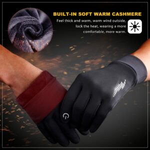 SIMARI Winter Gloves Women Men Ski Snow Gloves Liner Thermal Warm Touch Screen, Suit for Running, Cycling, Biking, Hiking, Driving, Walking, Typing, Freezer Work, Sports, Soccer, Shooting, Gaming 102