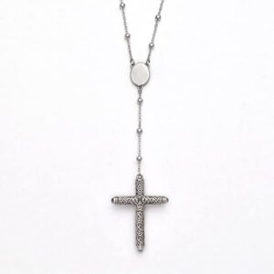 Sterling Silver .925 Solid Cruel Intention Cross Necklace Urn With Spoon