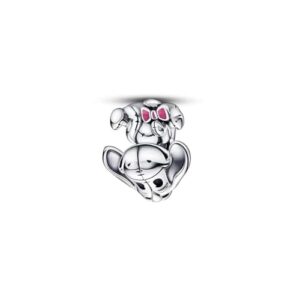 PANWOB Jewelry Elephant Charm for Women Bracelets Necklaces in 925 Sterling Silver,Mother's Day Birthday Christ