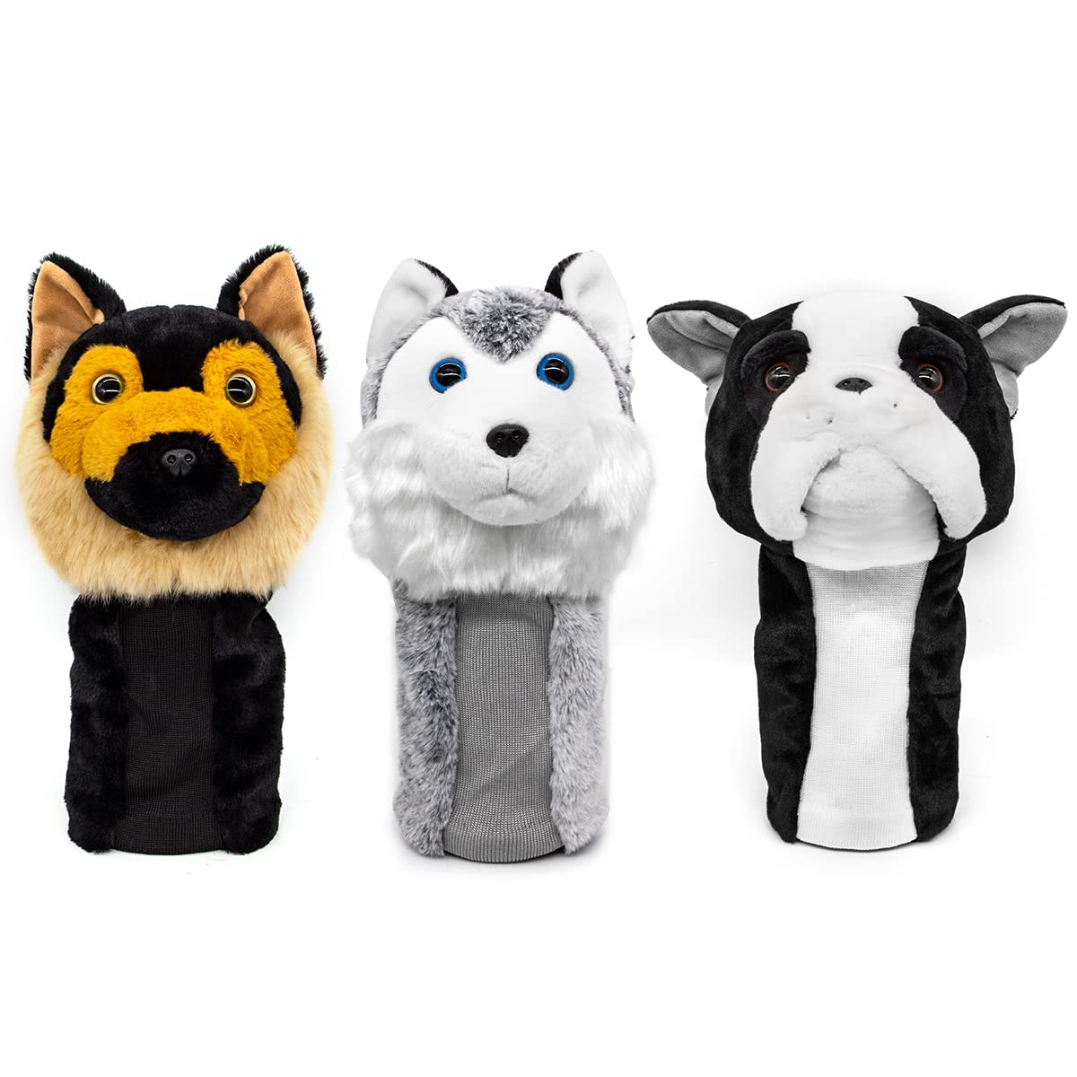 Montela Golf Club Head Cover Lovely Dog Driver Headcover Funny Animal Golf Head Cover for Driver 460CC Golf Driver Cover Fit Taylormade Titleist D2 D3 917 Callaway Epic Ping