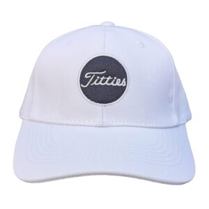 bamveio titties hat tittiess golf hats for men women,funny tittes hat, titliest cap, white and black