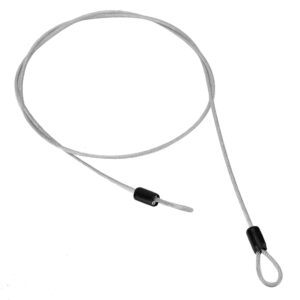 steel wire lock line, double loop stainless steel safety lock cable, external scooter cable lock cable(money)