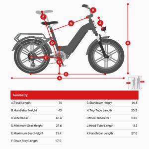 Himiway Big Dog 20X4'' Fat Tire Electric Bike Cargo Ebike 750W 48V 20Ah Removable Battery