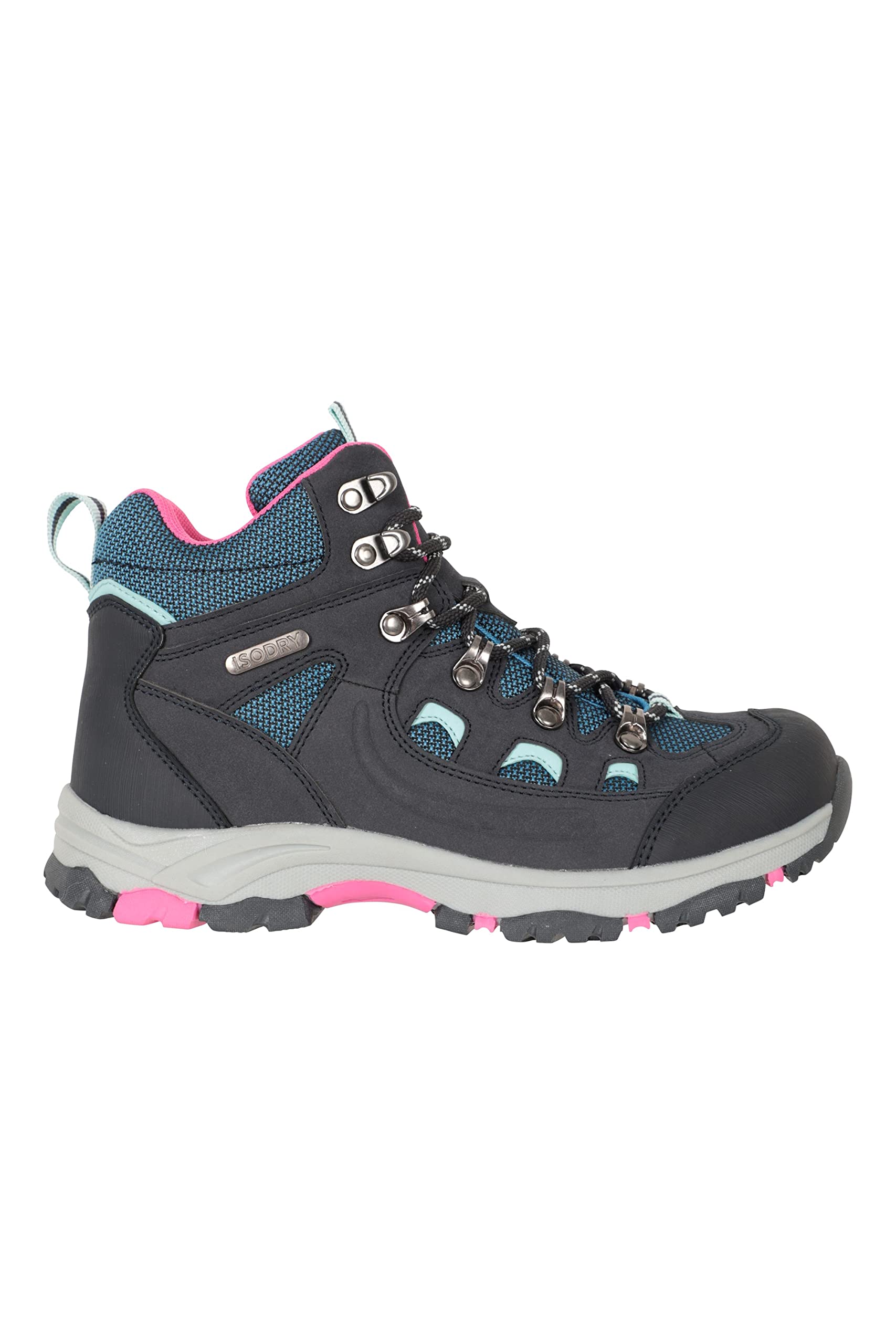 Mountain Warehouse Adventurer Kids Waterproof Boots - IsoDry Navy Kids Shoe Size 4 US