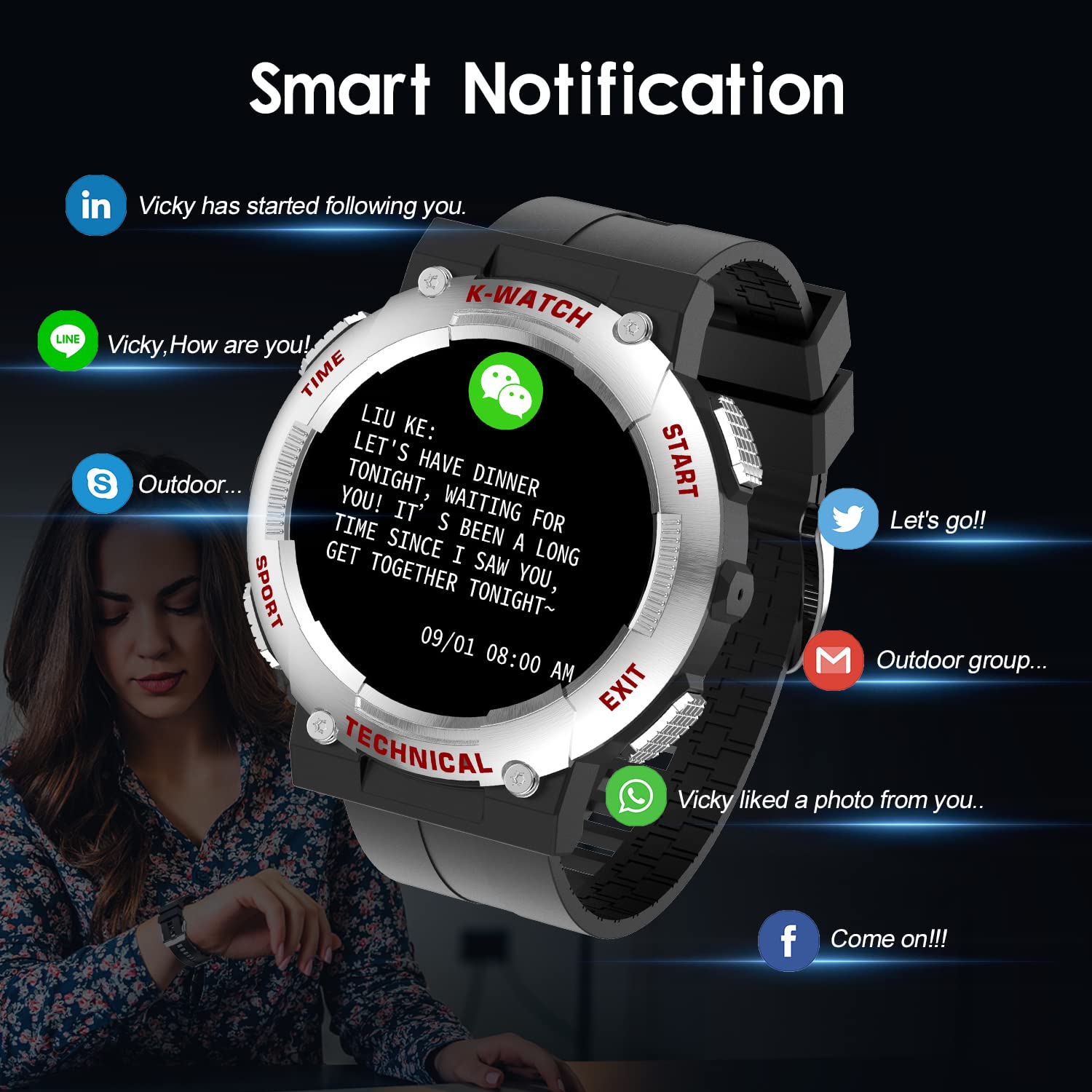 KINGSTAR Smart Watch for Men, Smart Watch Make/Answer Call AI Voice Control Smartwatch with 8 Sport Modes Pedometer Blood Oxygen Heart Rate Sleep Monitor Fitness Tracker for iOS Android Phones