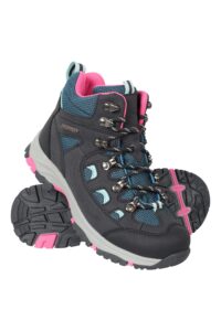 mountain warehouse adventurer kids waterproof boots - isodry navy kids shoe size 4 us