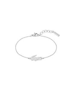 lacoste crocodile women's stainless steel chain bracelets (model: 2040046)