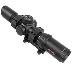 fsi 1-5x30 lpvo rifle scope sfp illuminated reticle with mount 30mm tube (chevron)