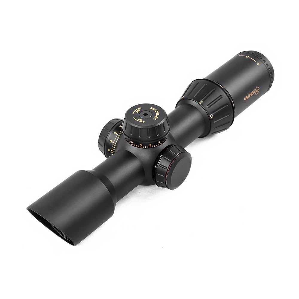 FSI 1-5x30 LPVO Rifle Scope SFP Illuminated Reticle with Mount 30mm Tube (Chevron)