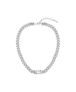 lacoste fundament women's stainless steel pendant necklaces (model: 2040067)