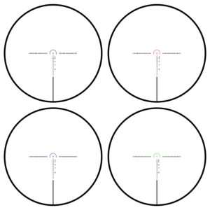 FSI 1-5x30 LPVO Rifle Scope SFP Illuminated Reticle with Mount 30mm Tube (Horseshoe)