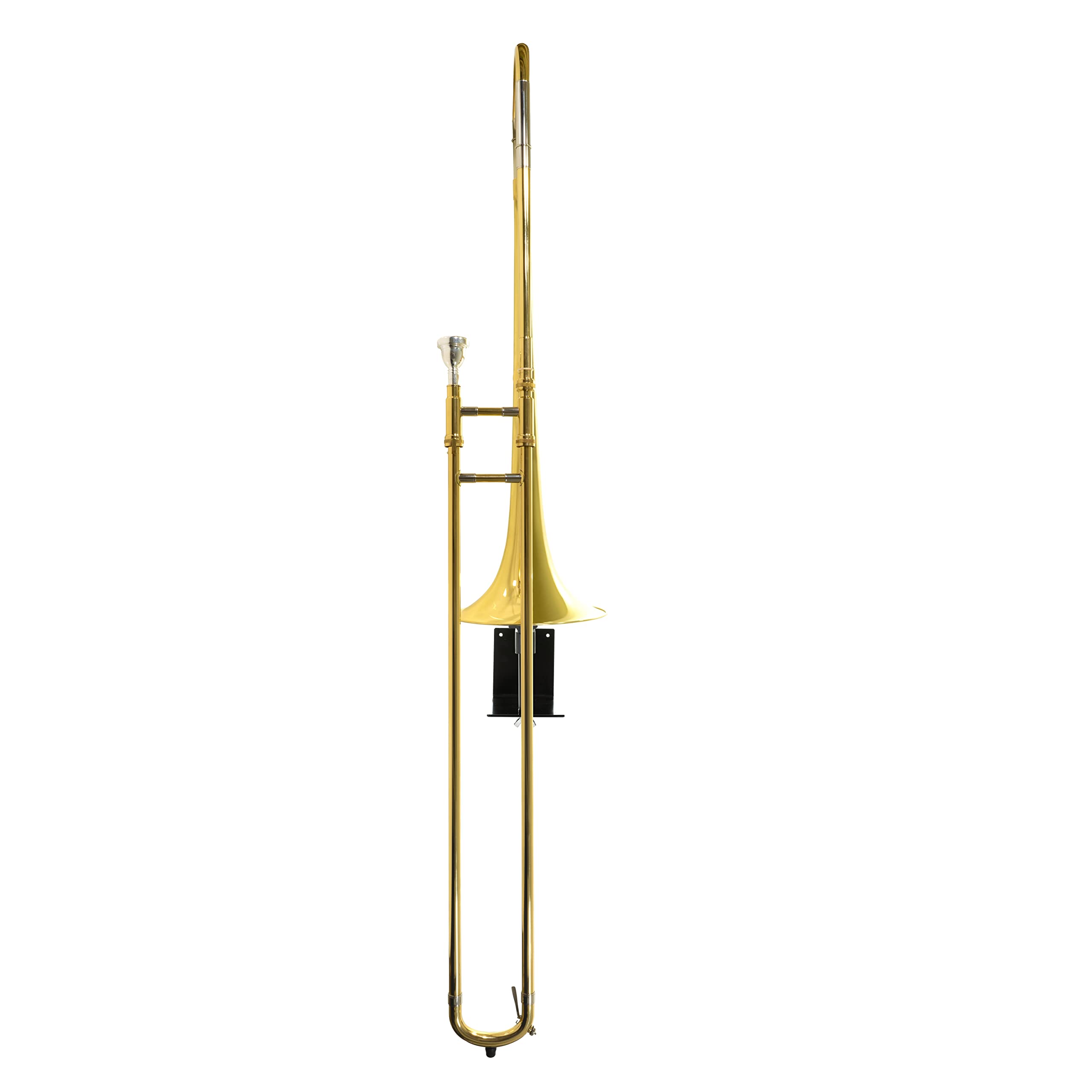 Cintrio Trombone Hanger - Wall Mount Fits All Trombones, Adjustable Soft Foam Bell Holder - Complete with Polishing Cloth