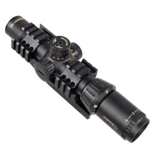 fsi 1-5x30 lpvo rifle scope sfp illuminated reticle with mount 30mm tube (mil dot)