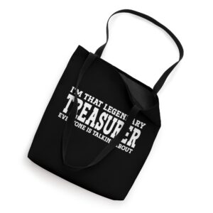 Treasurer Job Title Employee Funny Worker Treasurer Tote Bag