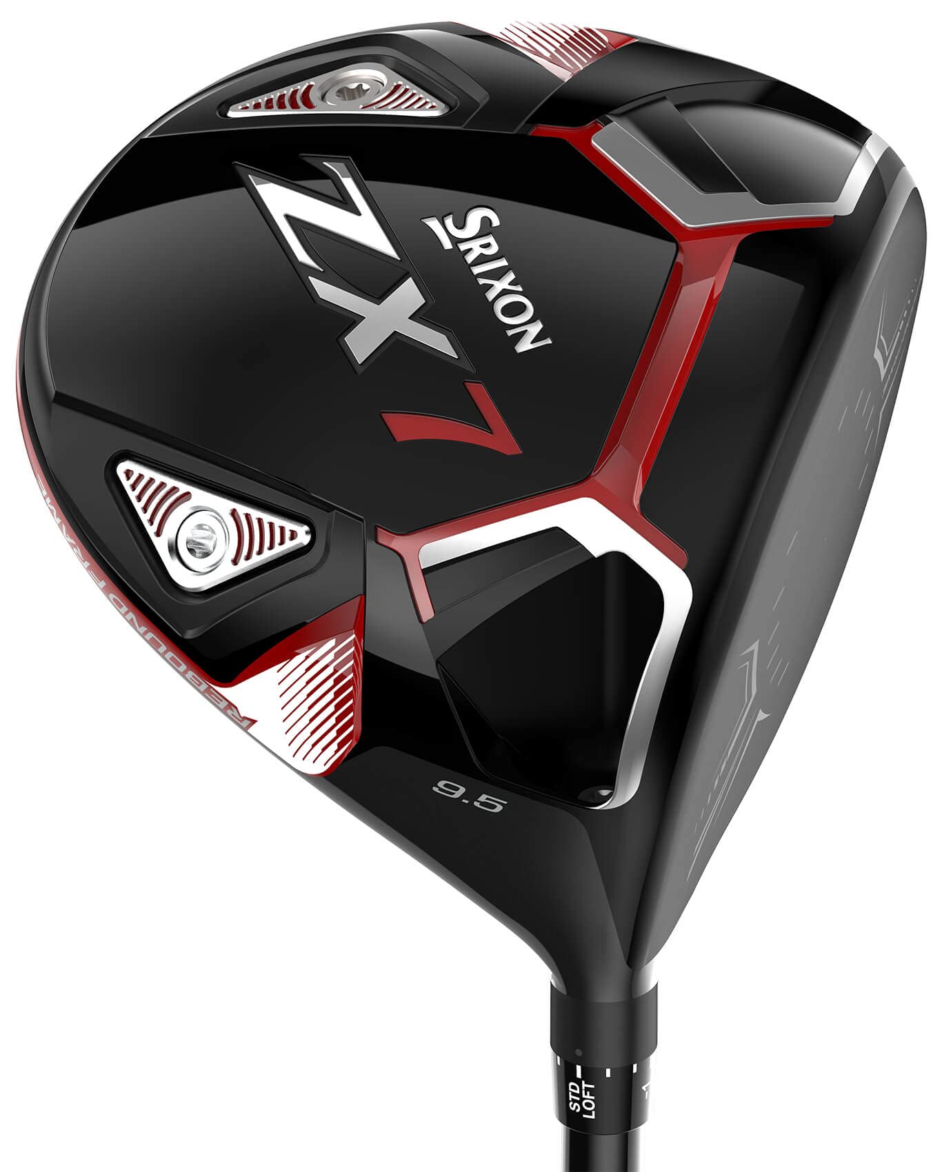 Srixon New Golf ZX7 Driver 9.5 Project X HZRDUS Smoke Black 60 Regular