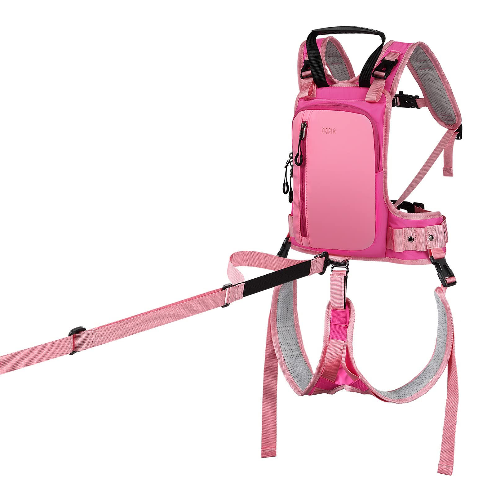 QOGIR Ski Harness for Kids: Teach Your Child The Speed Control of Skiing with Mini Backpack and Adjustable Seat Harness