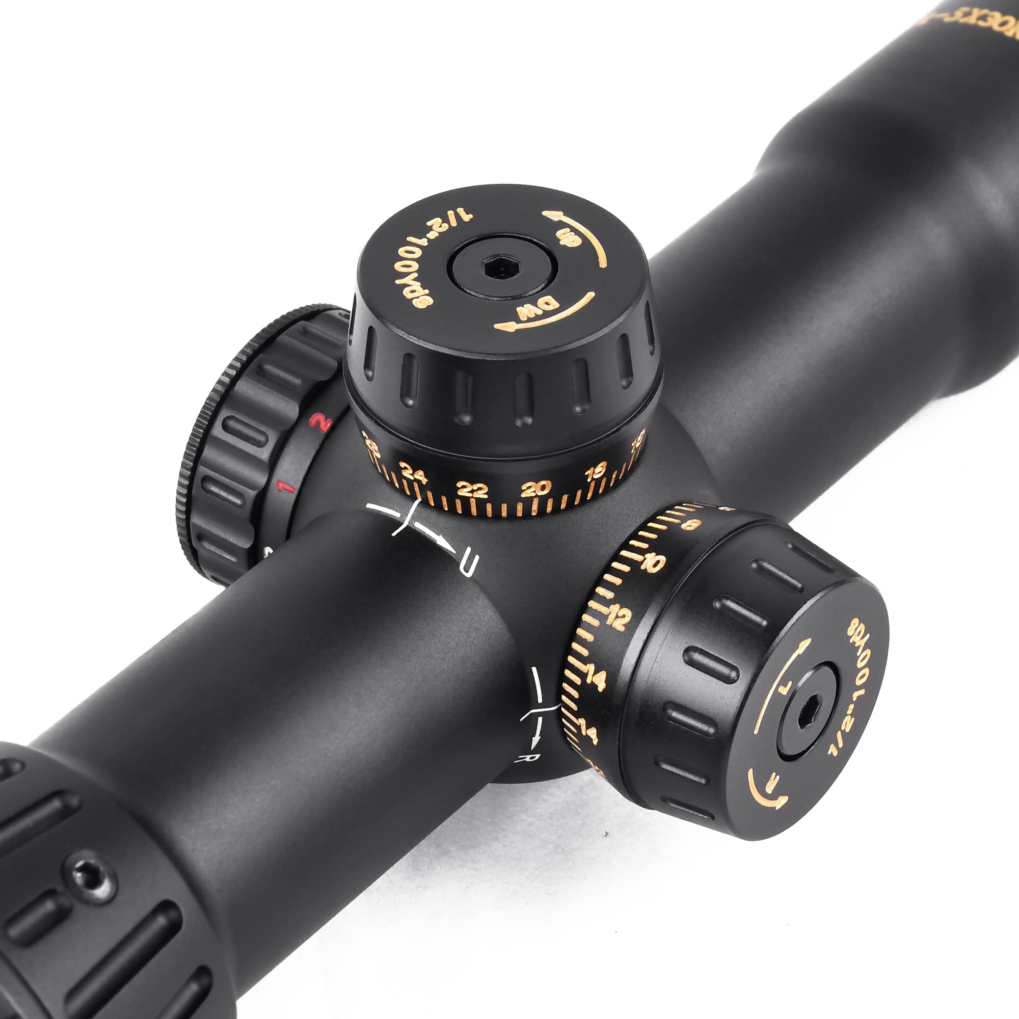 FSI 1-5x30 LPVO Rifle Scope SFP Illuminated Reticle with Mount 30mm Tube (Mil Dot)