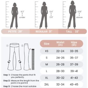 G4Free Loose Pants for Women Wide Leg Trouser Pants with Pockets Stretch Yoga Dress Pants for Business Casual Lounge(Taupe,L,31")