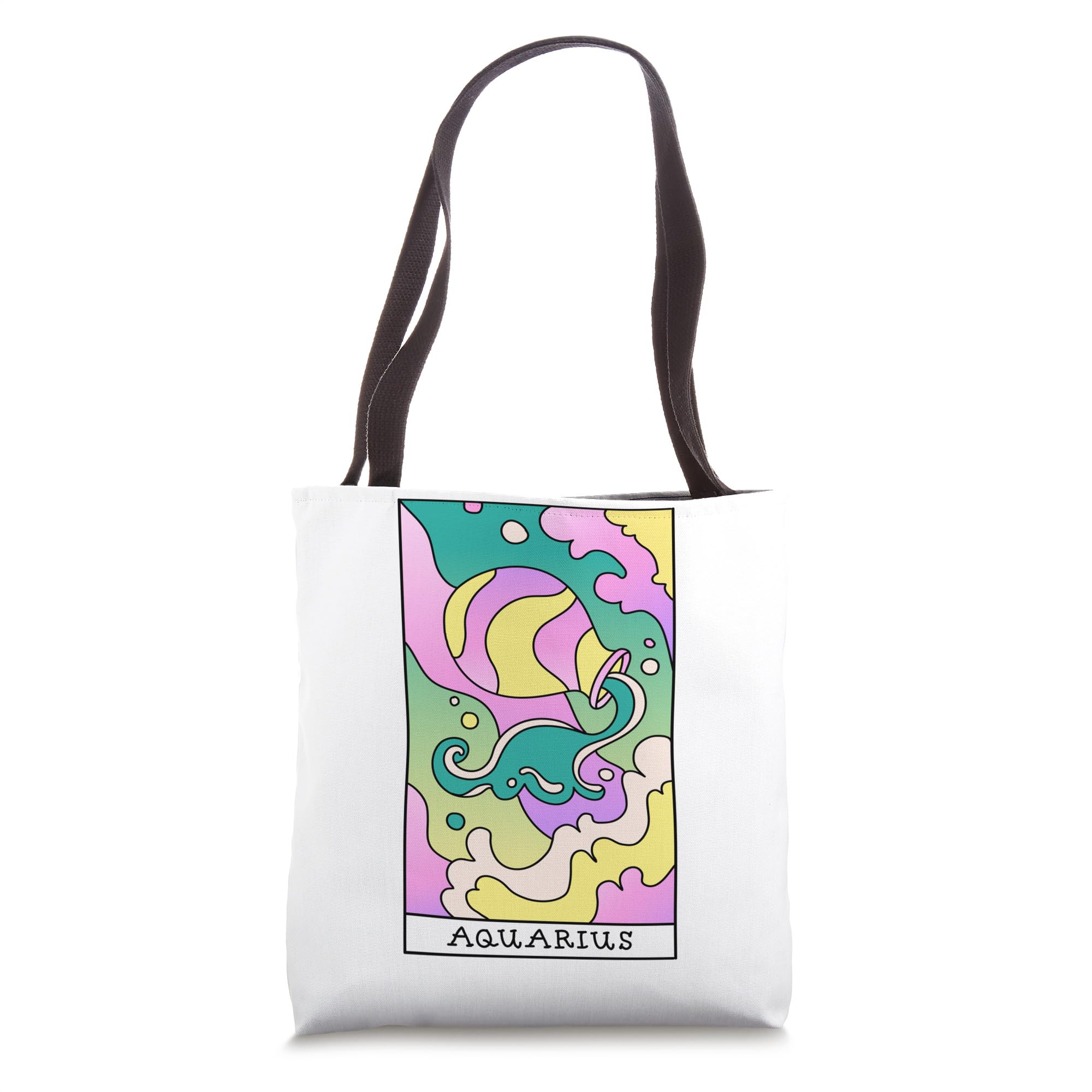 Aquarius Zodiac Tote Bag