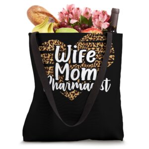 Pharmacy Technician Stud Cheetah Leopard Wife Mom Pharmacist Tote Bag