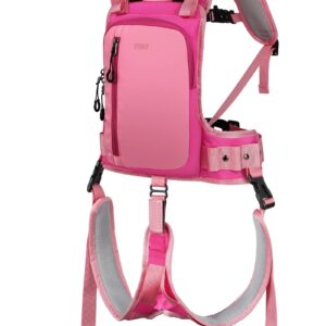 QOGIR Ski Harness for Kids: Teach Your Child The Speed Control of Skiing with Mini Backpack and Adjustable Seat Harness