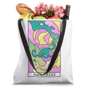 Aquarius Zodiac Tote Bag