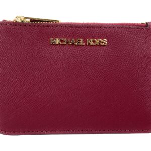 Michael Kors Jet Set Travel Small Coin Pouch with ID (Mulberry)