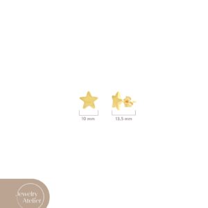 Jewelry Atelier Gold Filled Stud & Dangle Earrings Collection - 14K Solid Yellow Gold Filled Stylish Earrings for Women with Different Occasions & Styles