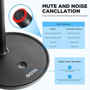 Boya Table Stand USB Condenser Cardiod Microphone for Windows Mac PC (by-CM1)