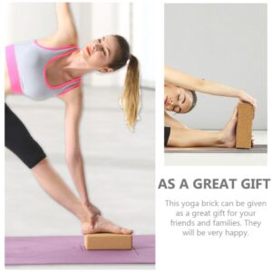 Cork Yoga Block Natural Yoga Block Yoga Accessory Yoga Training Brick Yoga Resistance Bricks Training Tool Fitness Training Yoga Block Yoga Used Brick Yoga Tool Yoga Supply