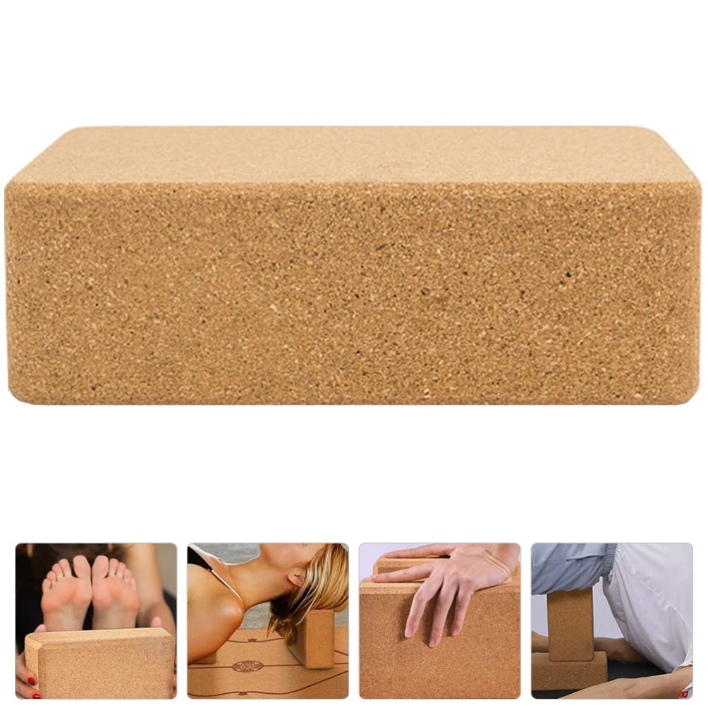 Cork Yoga Block Natural Yoga Block Yoga Accessory Yoga Training Brick Yoga Resistance Bricks Training Tool Fitness Training Yoga Block Yoga Used Brick Yoga Tool Yoga Supply