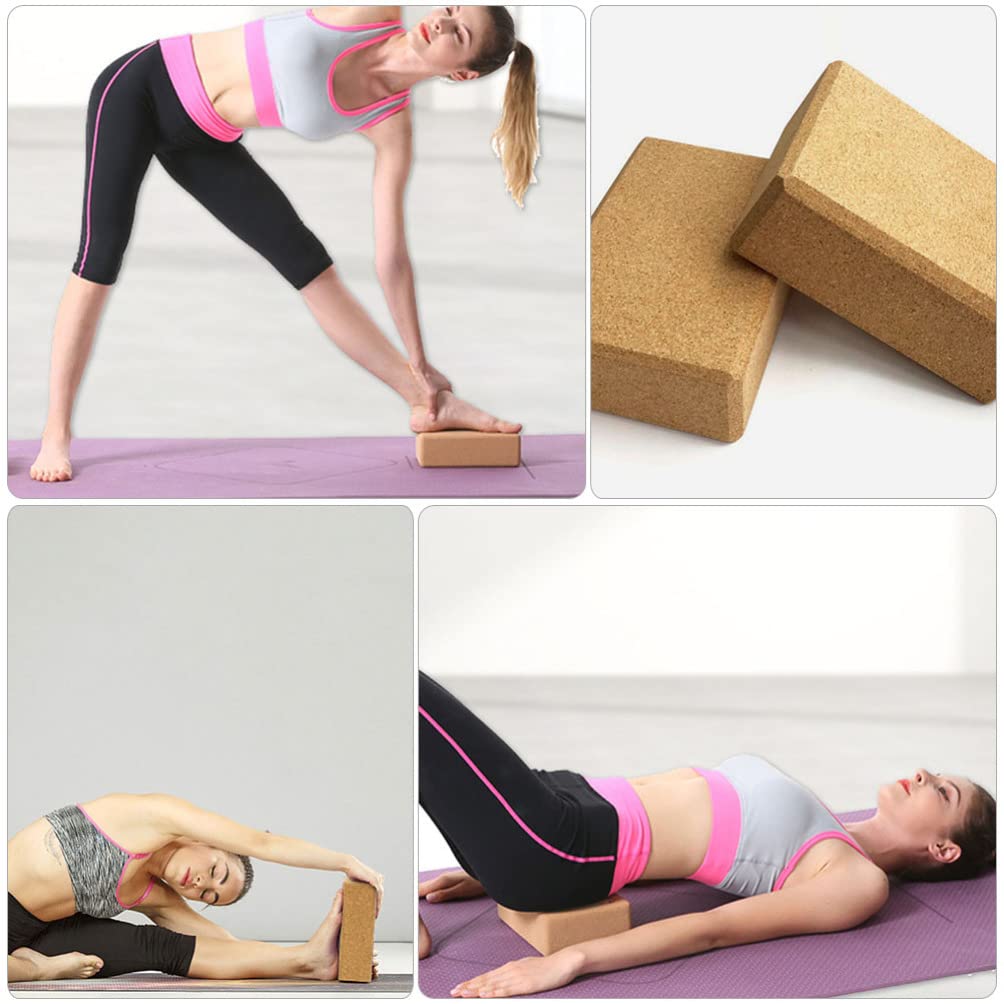 Cork Yoga Block Natural Yoga Block Yoga Accessory Yoga Training Brick Yoga Resistance Bricks Training Tool Fitness Training Yoga Block Yoga Used Brick Yoga Tool Yoga Supply