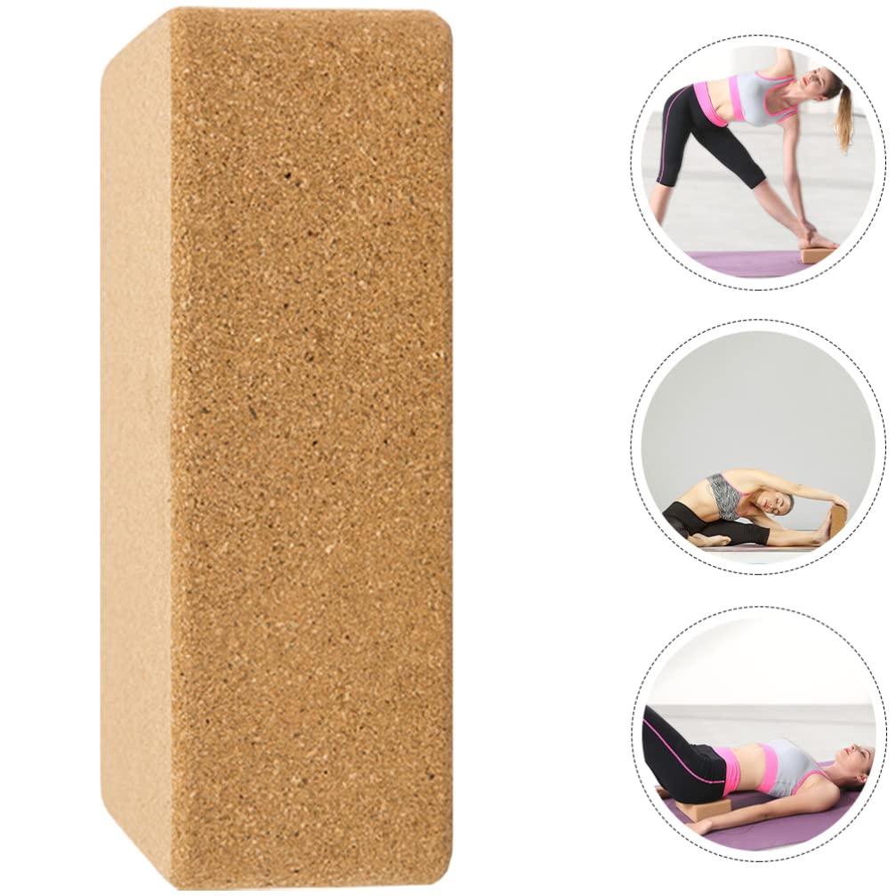 Cork Yoga Block Natural Yoga Block Yoga Accessory Yoga Training Brick Yoga Resistance Bricks Training Tool Fitness Training Yoga Block Yoga Used Brick Yoga Tool Yoga Supply