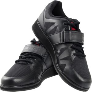 Nordic Lifting Shoes Megin Size 9 - Black Bundle with Shoes Venja Size 11 - Black Red