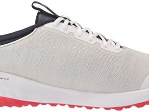 PUMA Golf Men's Fusion PRO Golf Shoe, Puma White-Puma Navy-for All Time Red, 13