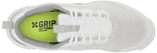 PUMA Golf Men's Fusion PRO Extra Wide Golf Shoe, Puma White-Puma Silver-High Rise, 9.5