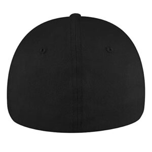 Kangol Stretch-Fit Baseball Cap for Men and Women, Large/X-Large, Black