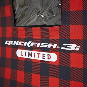 Eskimo QuickFish™ 3i Limited Edition, Pop-Up Portable Shelter, Insulated, Plaid, Three Person, 41445