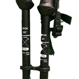 Altitude Toddler/Small Kids SKI Poles 30"/75CM (6061 Aluminum & 16MM Shaft)