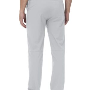 TBMPOY Mens Stretch Golf Pants Lightweight Quick Dry Casual Work Pant with 3 Pockets Light Grey 36