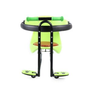 RENVIERY Bicycle Bike Front Seat,Bicycle Baby Seat Kids Child Safety Carrier Front Seat Saddle Cushion with Pedal,Carrier Up to 30KG,Fit for Mountain Bike、Road Bike