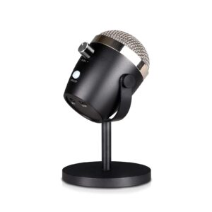 MICYUSHENG USB Mini Condenser Microphone,Desktop Microphone for PC/Micro/Mac/Android,Professional Plug&Play Studio Microphone with Stand,Online Chatting,Videos,Voice,Streaming,YouTube.